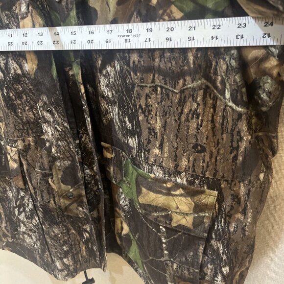 10X Brand Camo Jacket Mossy Oak Break Up Infinity Hooded Hunting Coat Men XL - Picture 11 of 16